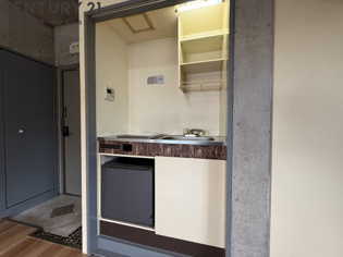 １口電気コンロ付きのキッチン♪