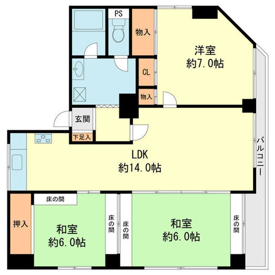 【間取り】 | 州峰備留 | 現況優先です。