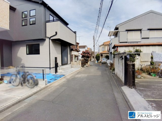 新築／ふじみ野市福岡武蔵野　４期の前面道路含む現地写真