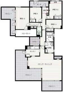 【間取り】 | クレッセント等々力緑地グランデイズ
