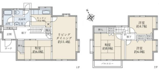 【間取り】 | 千葉市花見川区犢橋町　中古戸建