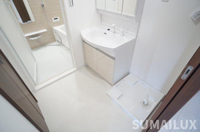 菊池郡菊陽町大字津久礼の賃貸マンションの洗面所