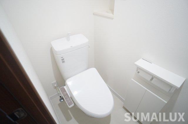 菊池郡菊陽町大字津久礼の賃貸マンションのトイレ