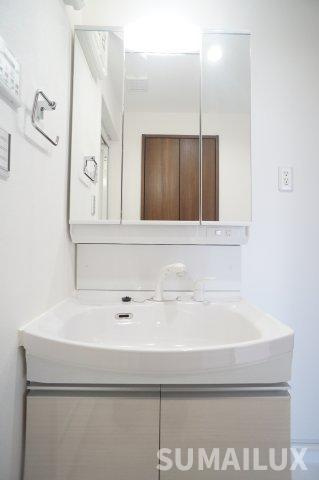 菊池郡菊陽町大字津久礼の賃貸マンションの独立洗面台