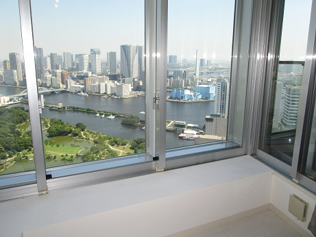 港区海岸１丁目の賃貸マンションのバルコニー|眺望