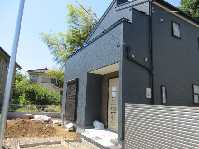 【仲介手数料無料】新築戸建　鳩山町今宿503-3（全2棟）の前面道路含む現地写真
