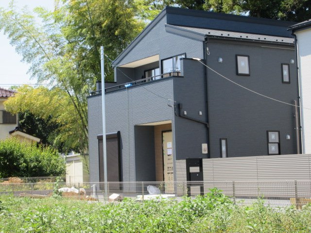 【仲介手数料無料】新築戸建　鳩山町今宿503-3（全2棟）の前面道路含む現地写真