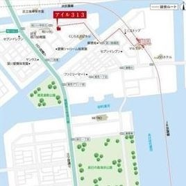 アイル313の地図