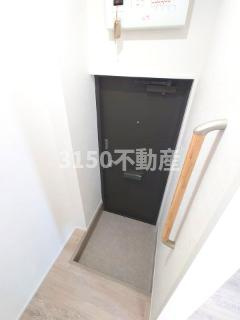 常磐ハイツの玄関