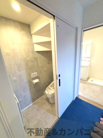 LAVIE土居田2503A　松山市土居田町の新築戸建のトイレ|清潔感のあるトイレです