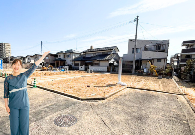 LAVIE土居田2503A　松山市土居田町の新築戸建の外観|物件の外観です