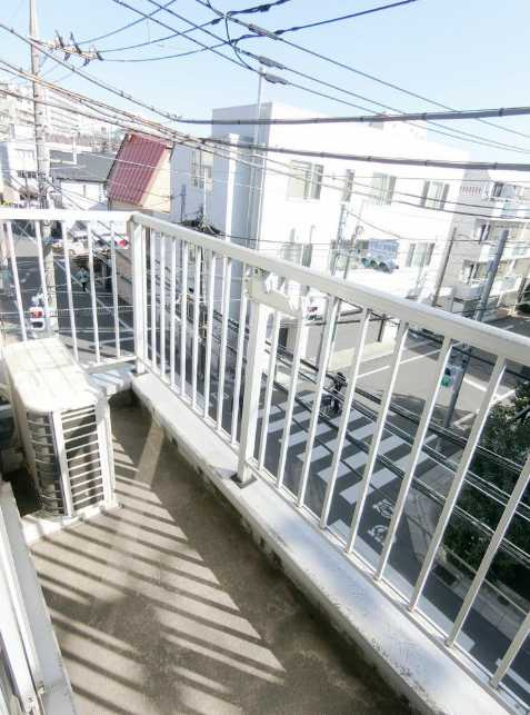 アミックハイム　女性限定　最上階　角部屋のバルコニー