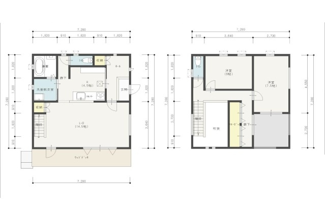 【間取り】 | 寄居町寄居 | ２LDK