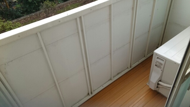 ヒカリハイツのバルコニー