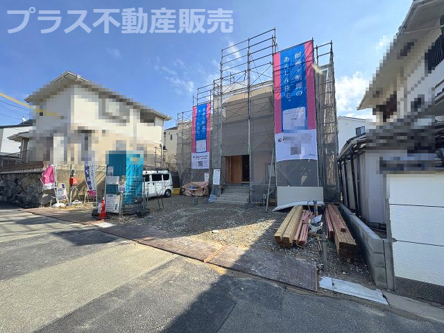 【外観】 | 福岡市南区長住7丁目第9　1号棟（全2棟）【仲介手数料無料・0円】 | 完成イメージの外観パースです。建築中の物件は、お近くのモデルハウスも一緒にご覧頂けます。