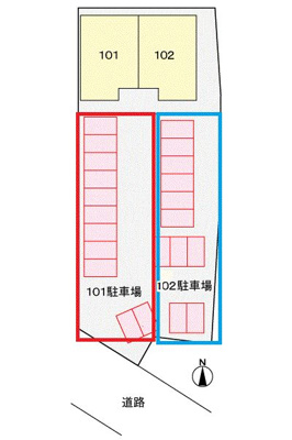 【区画図】 | 香芝市今泉店舗・事務所（ロードサイド）B棟
