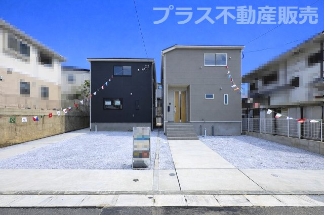 【外観】 | 福岡市南区長住7丁目第9　2号棟（全2棟）【仲介手数料無料・0円】 | 現地写真。同じ物件を見るなら、プラス不動産販売にお任せ下さい。