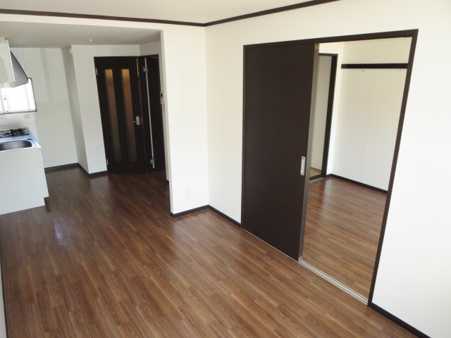 パークハウス竜美の居間・リビング|※2016年4月リノベーション完了時に撮影