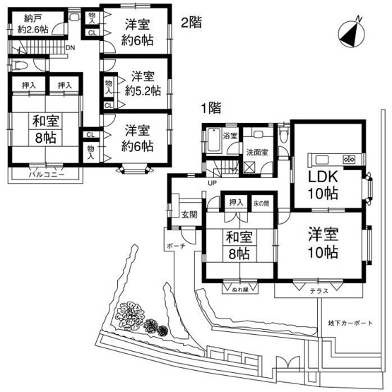 【間取り】 | 光陽台１丁目戸建