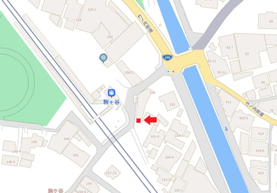 【地図】 | 駒ヶ谷駅前店舗
