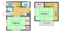 【間取り】 | 有野町唐櫃貸家(Good Home)