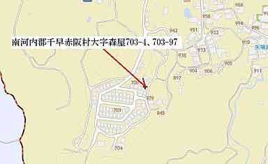 【地図】 | 千早赤坂村森屋貸土地