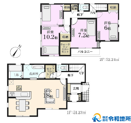 新築戸建　茅ヶ崎市香川1丁目の間取り