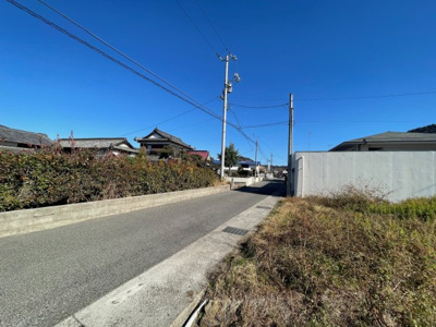 【前面道路含む現地写真】 | 今治市吉海町仁江　住宅用地