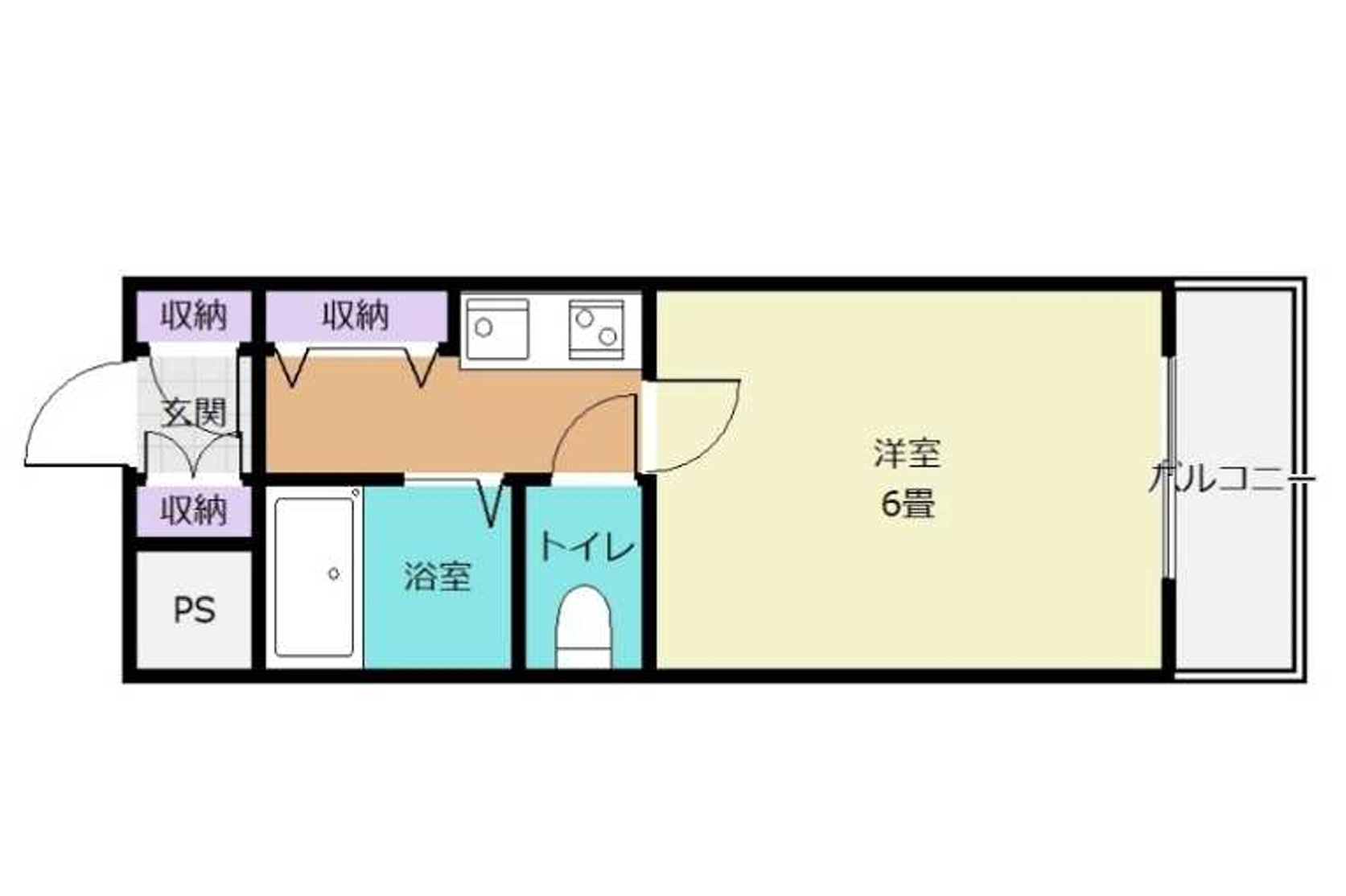 【尼崎市1棟売りマンション】ディムス北城内「尼崎駅徒歩６分」「検査済証有」の間取り