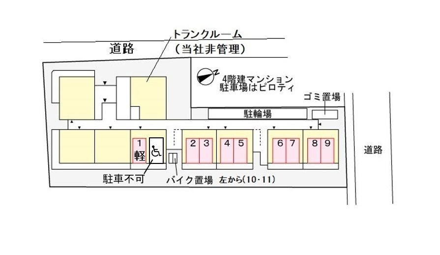 ボルダーズの区画図