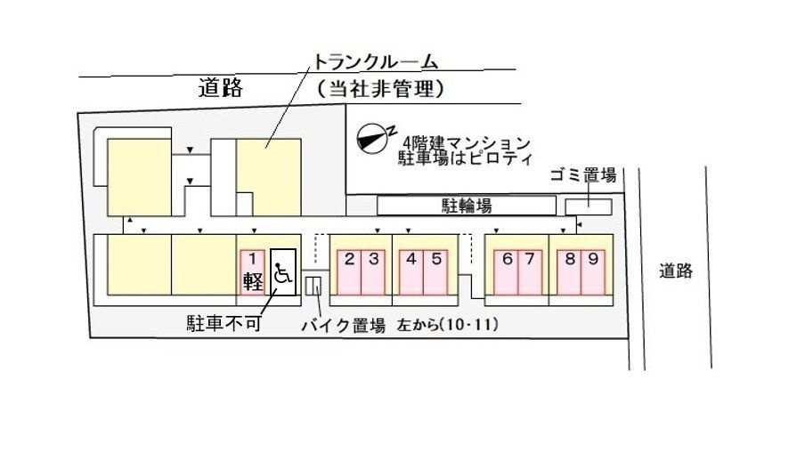 ボルダーズの区画図
