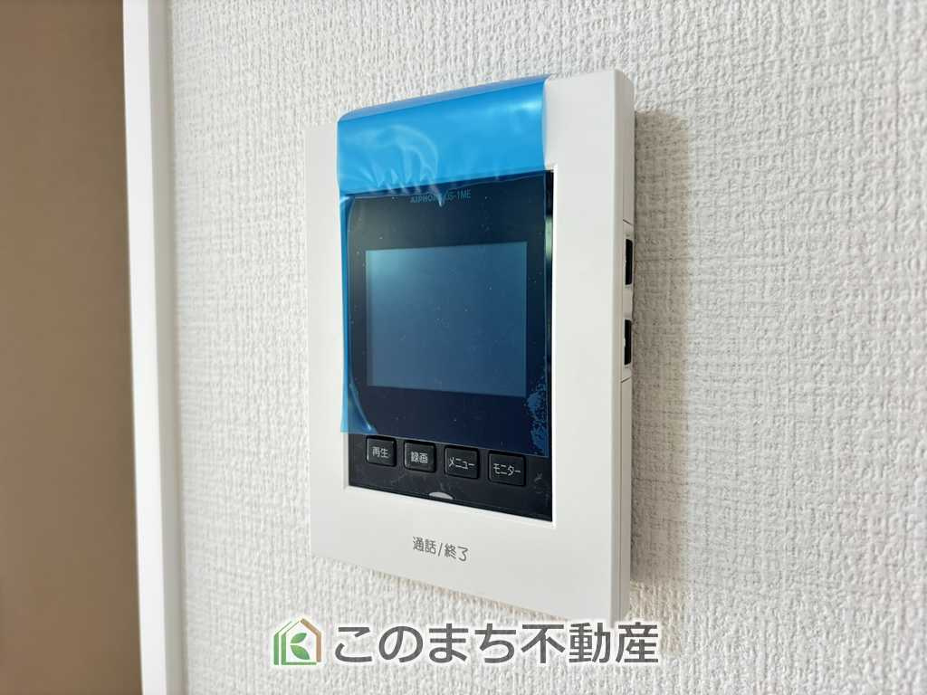 リガーレ宇都宮市針ヶ谷8期の設備|ＴＶモニター付きインターホンで防犯面もしっかり安心♪
