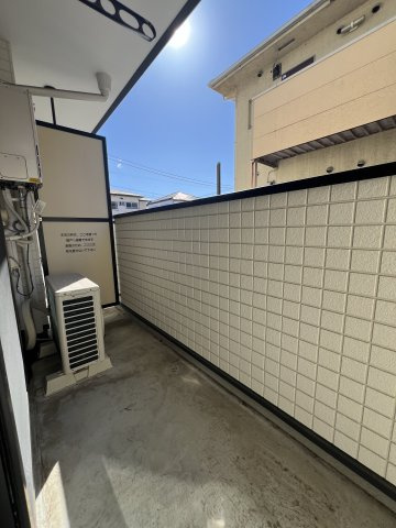 MELDIA新狭山のバルコニー