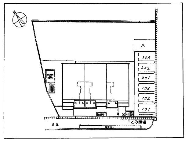 サンリット　ヴィラの区画図