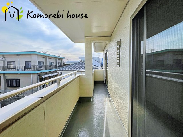 桶川市加納　中古戸建のバルコニー|26.2.6　撮影済み