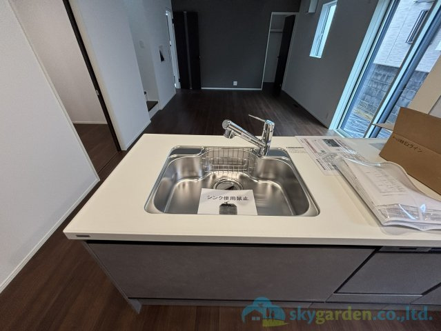 平塚市山下　新築戸建　全2棟2号棟のキッチン