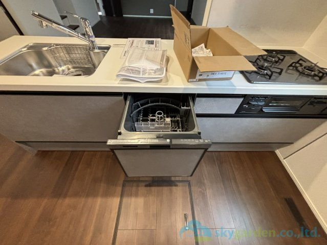 平塚市山下　新築戸建　全2棟2号棟のキッチン