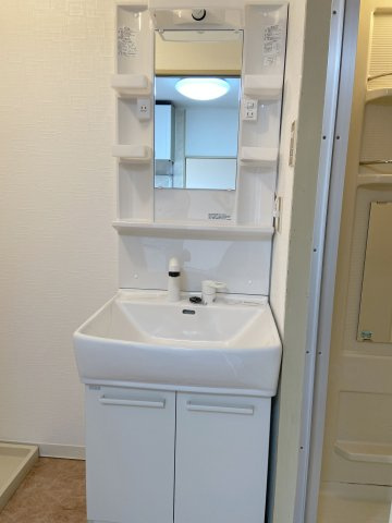 セジュールヒガシAの洗面所|洗髪洗面化粧台