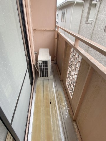 セジュールヒガシAのバルコニー