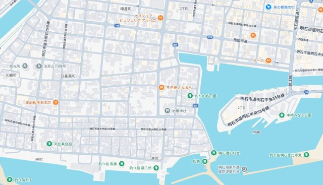 明石市材木町　第1期　新築一戸建ての地図