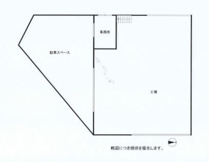 北巣本町倉庫工場２の間取り