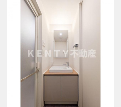 【洗面所】 | エフローレプルミエ武蔵小山 | ゆったりとスペースのある洗面所