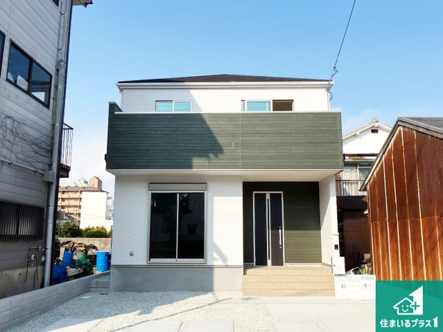 明石市材木町　第1期　新築一戸建ての外観|安心の10年保証！外観を美しく保ち、雨水で汚れを落とします！気になることがありましたら、お気軽にお問い合わせください！
