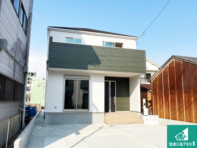 明石市材木町　第1期　新築一戸建ての外観|安心の10年保証！外観を美しく保ち、雨水で汚れを落とします！気になることがありましたら、お気軽にお問い合わせください！