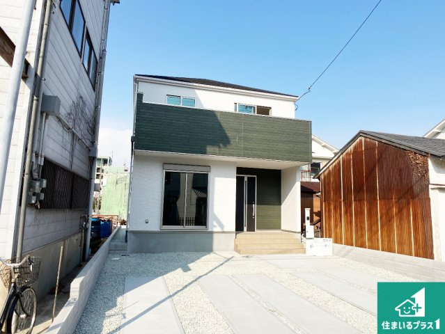 明石市材木町　第1期　新築一戸建ての外観|お客様に長く安心して住んでいだだける事にこだわった家づくり！住んでからのアフターサービスにもしっかりと取り組んでいます！