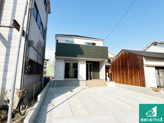 明石市材木町　第1期　新築一戸建ての外観|お客様に長く安心して住んでいだだける事にこだわった家づくり！住んでからのアフターサービスにもしっかりと取り組んでいます！