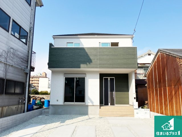 明石市材木町　第1期　新築一戸建ての外観|安心の10年保証！外観を美しく保ち、雨水で汚れを落とします！気になることがありましたら、お気軽にお問い合わせください！