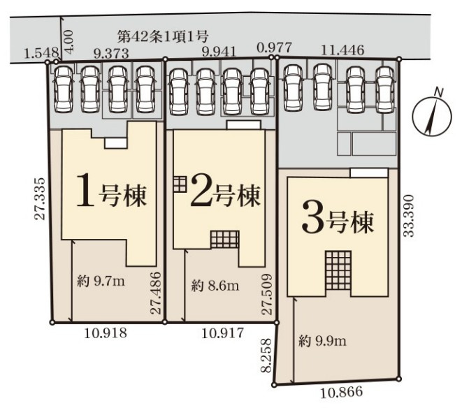 Livele Garden.S　深谷田中第3の区画図|図面と現況が異なる場合、現況を優先とします。【2号棟】