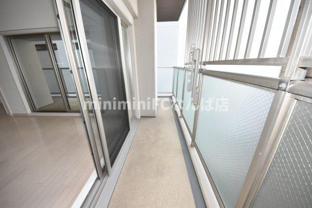 ダイナシティ北浜のバルコニー