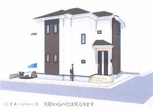 横浜市泉区中田南4丁目　新築戸建全1棟　の外観パース